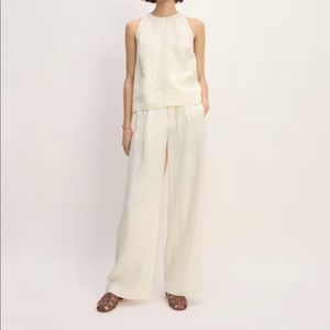 Everlane The Linen Way-High Drape Pant Sz 10 NWT